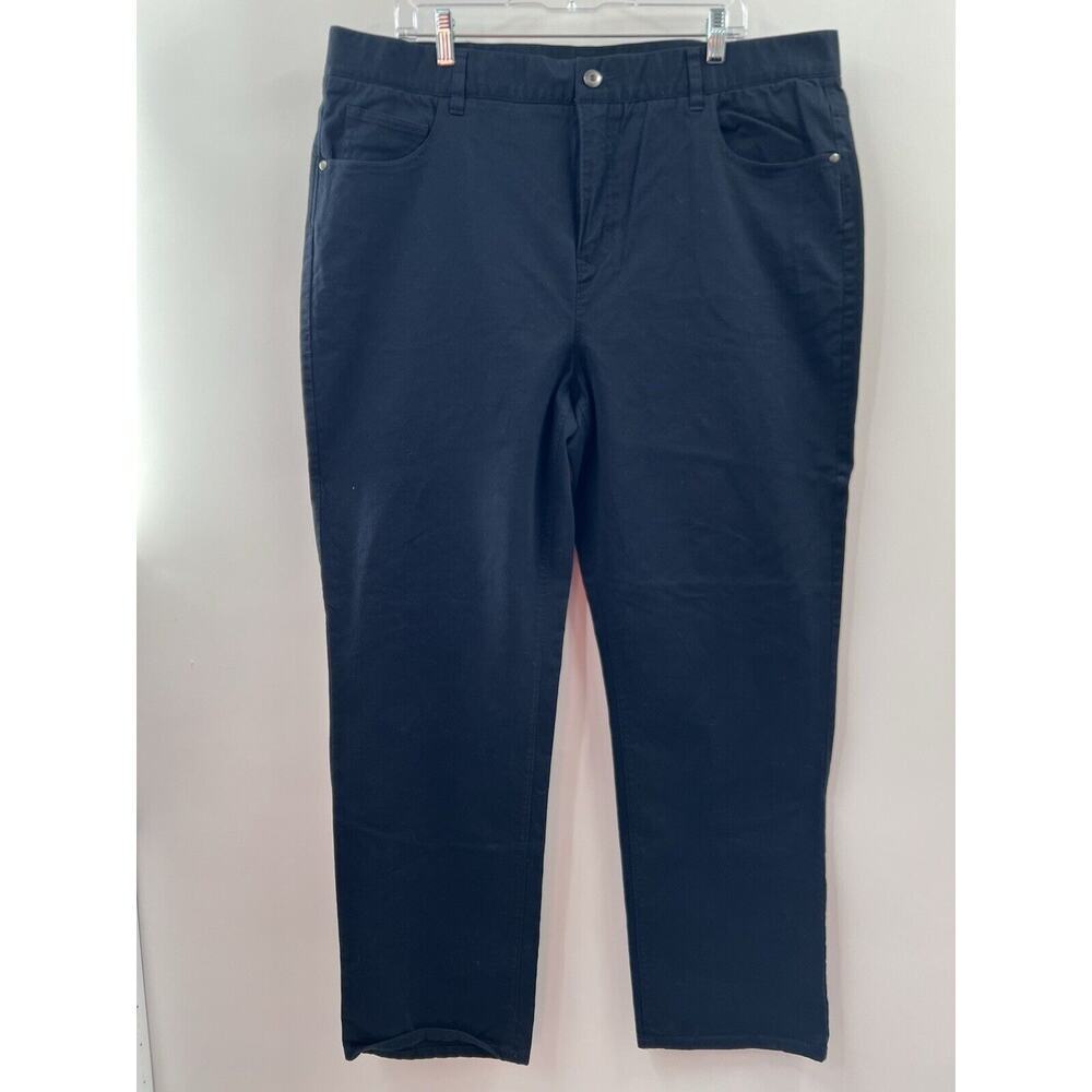 Williams & Kent Men’s Navy Blue 5 Pocket Cotton Blend Pants Size 42 X 31.5”